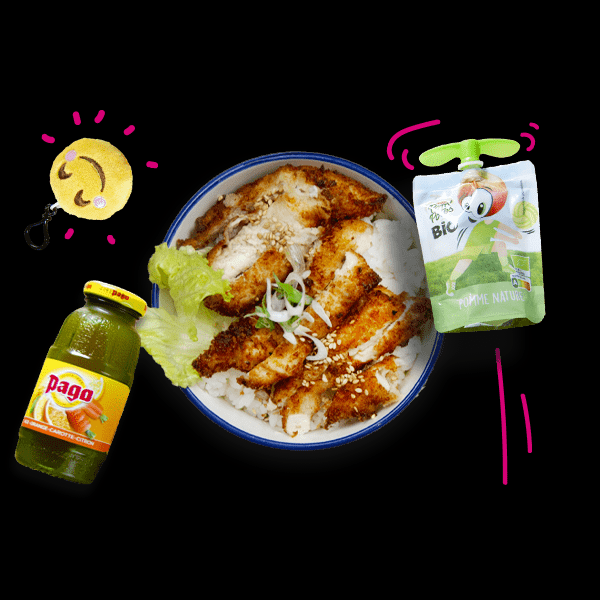 Menu Ninja &#8211; Poulet croustillant (enfant)